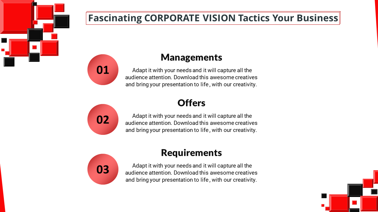 corporate slide template-corporate -vision -3-red